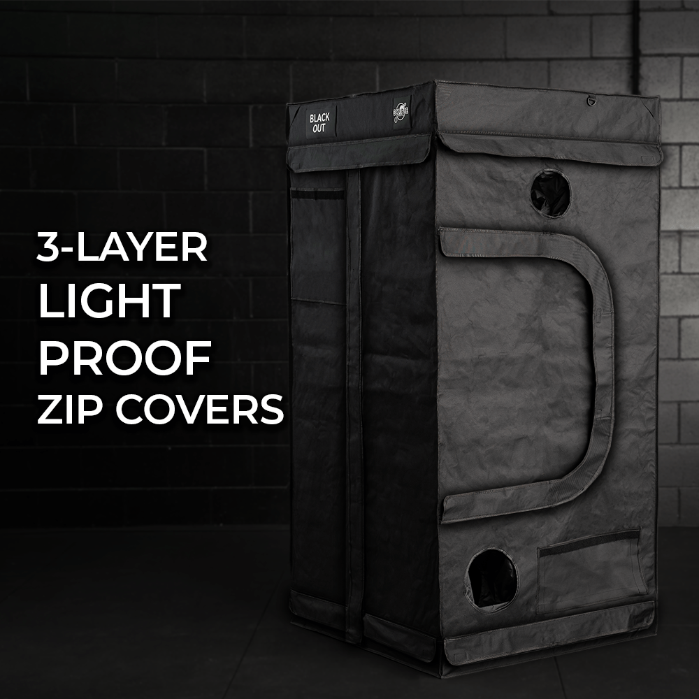 Eclipse BLACK OUT Grow Tents - 120cm x 120cm x 180cm