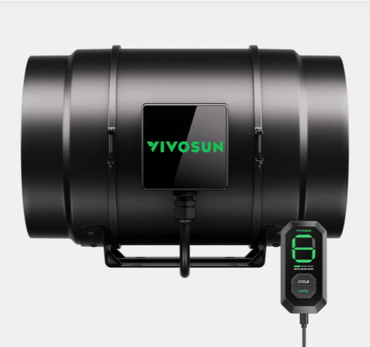 AeroZesh G8 Inline Fan 8″ with E12 Speed Controller