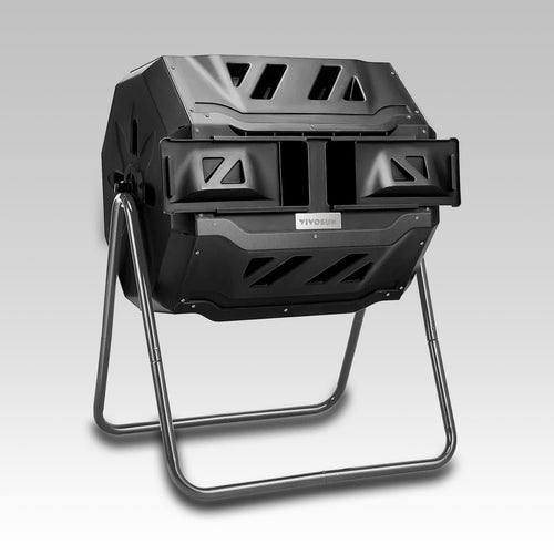 VIVOSUN Tumbling Composter Compost Bin 162L
