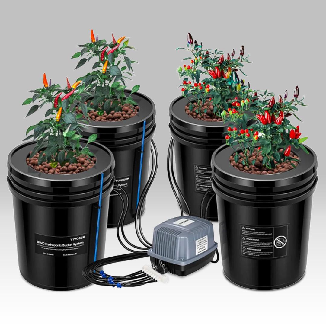 VIVOSUN 19L DWC | 4PACK