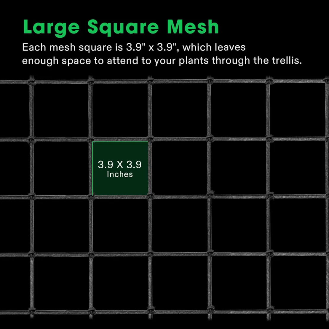 60cmx60cm Vivosun Elastic Trellis Netting