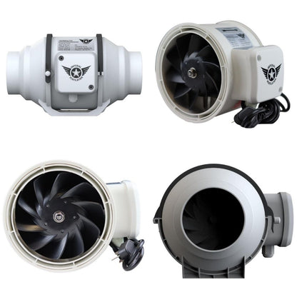 100mm Imperial Ventilation Mixed-Flow Inline Fan views