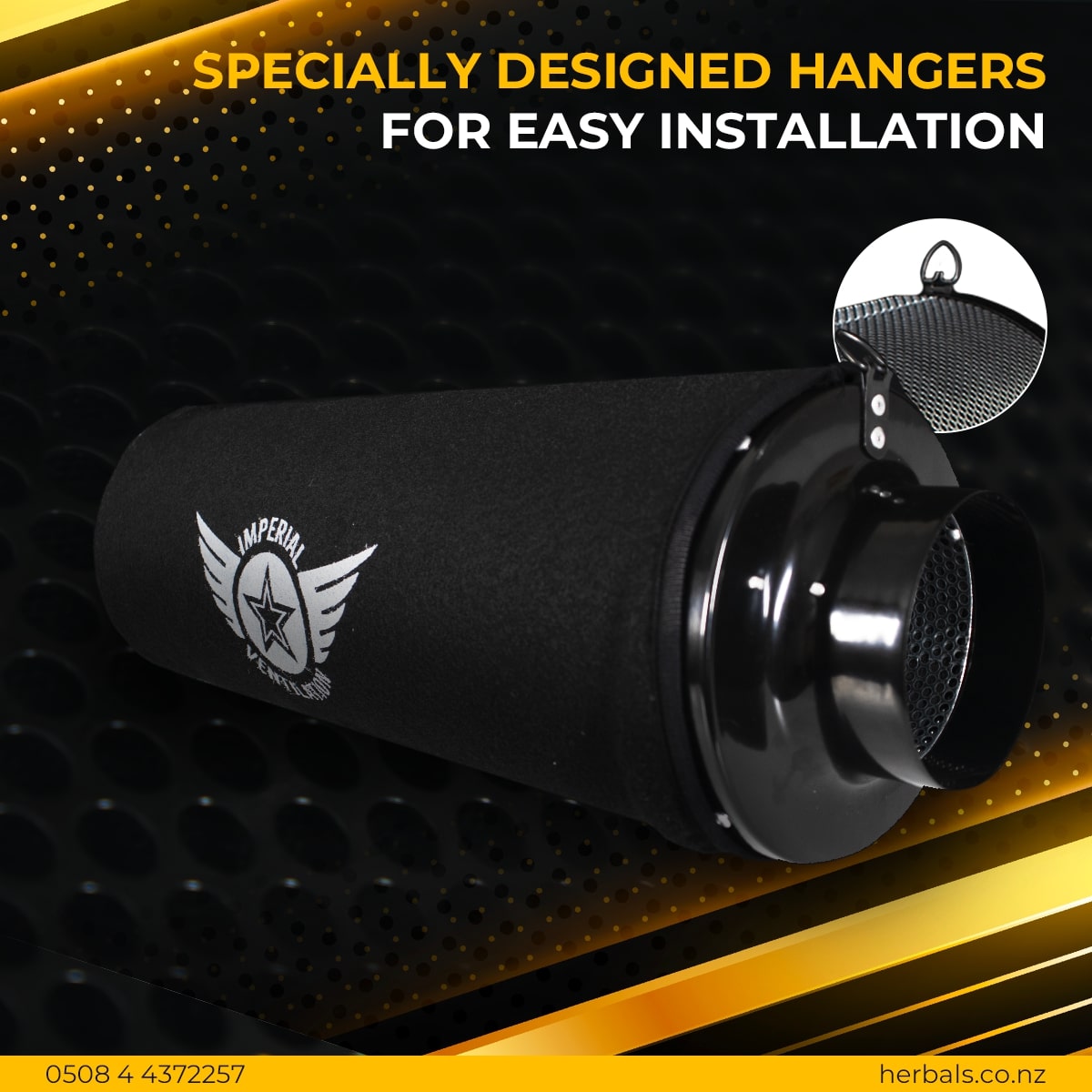 100mm x 500mm Carbon Filter installation