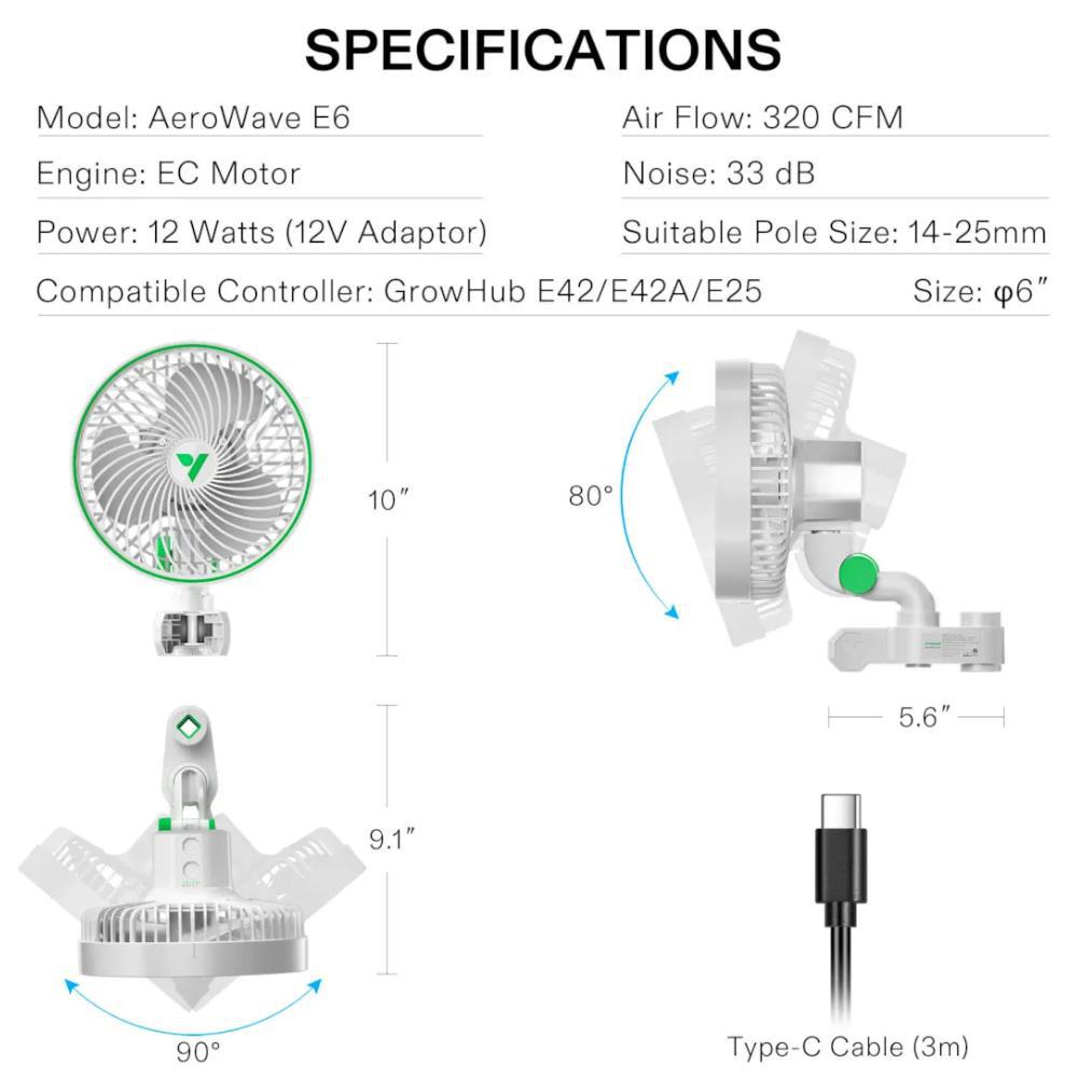 vivosun oscillating fan