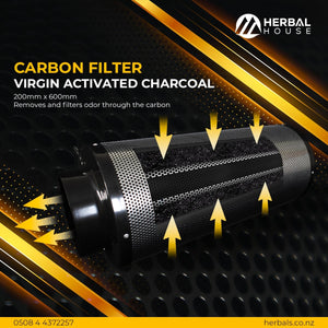 200mm x 600mm Carbon Filter