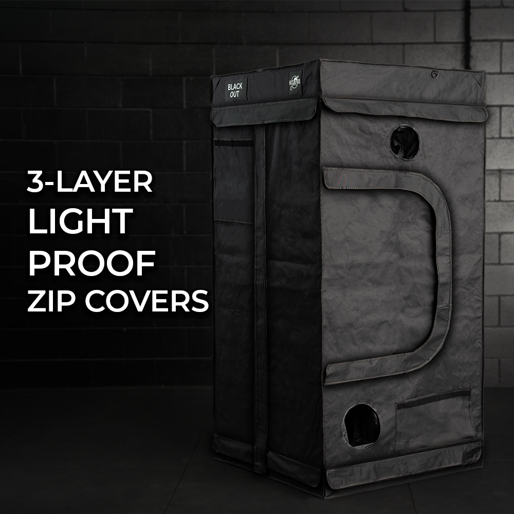Eclipse Black Out Grow Tents - 90cm x 90cm x 180cm