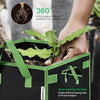 VIVOSUN 5 Pack Square Grow Bags 3Gal - 10Gal