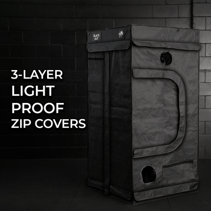 Eclipse BLACK OUT Grow Tents - 120cm x 120cm x 180cm