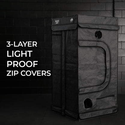 Eclipse Black Out Grow Tents - 120cm x 120cm x 200cm