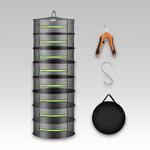 VIVOSUN 8-Layer Mesh Drying Rack - 2ft