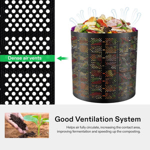 VIVOSUN Gallon Outdoor Compost Bin 1892L