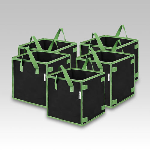 VIVOSUN 5 Pack Square Grow Bags 3Gal - 10Gal