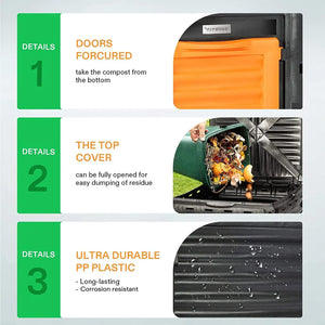 VIVOSUN Compost Bin 80Gallon (300L),