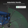 VIVOSUN Folding Collapsible Wagon Beach Cart - Blue
