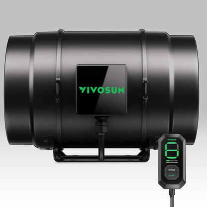 AeroZesh G8 Inline Fan 8″ with E12 Speed Controller