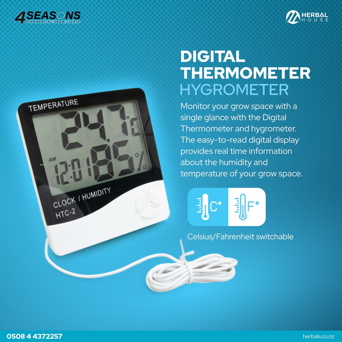 Digital Thermometer Hygrometer