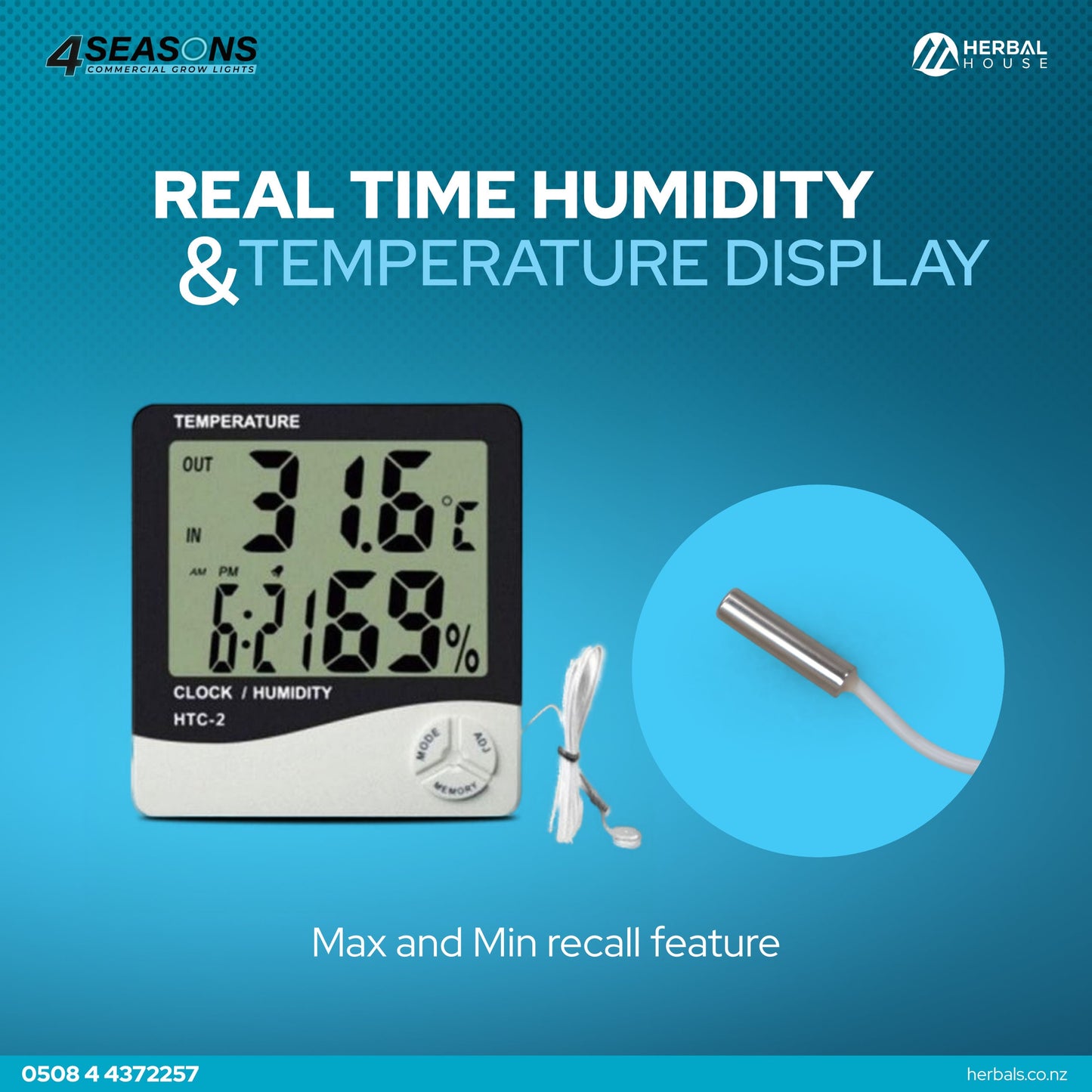 Digital Thermometer Hygrometer