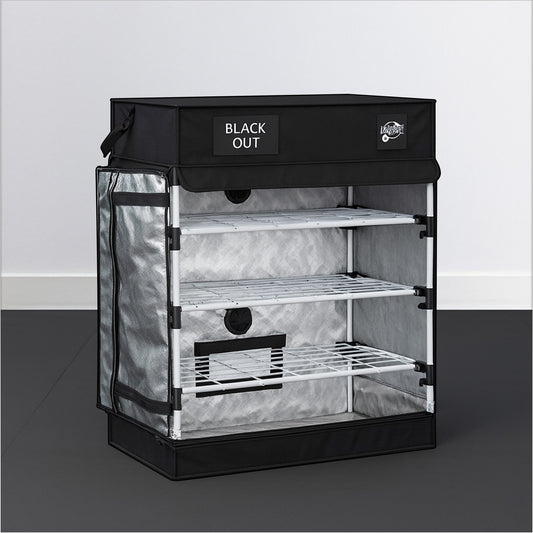 Eclipse BLACK OUT Three Tier Propagation Grow Tent – 80cm x 40cm x 100cm | Seedling & Clone Tent