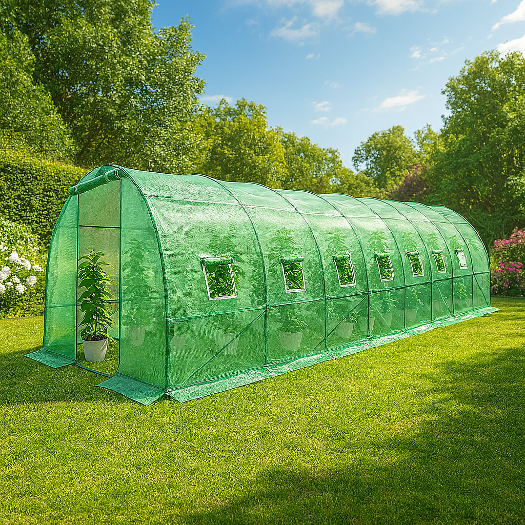 Vivosun 6m x 3m Tunnel Greenhouse – Heavy-Duty Walk-In Greenhouse for Australian Growers