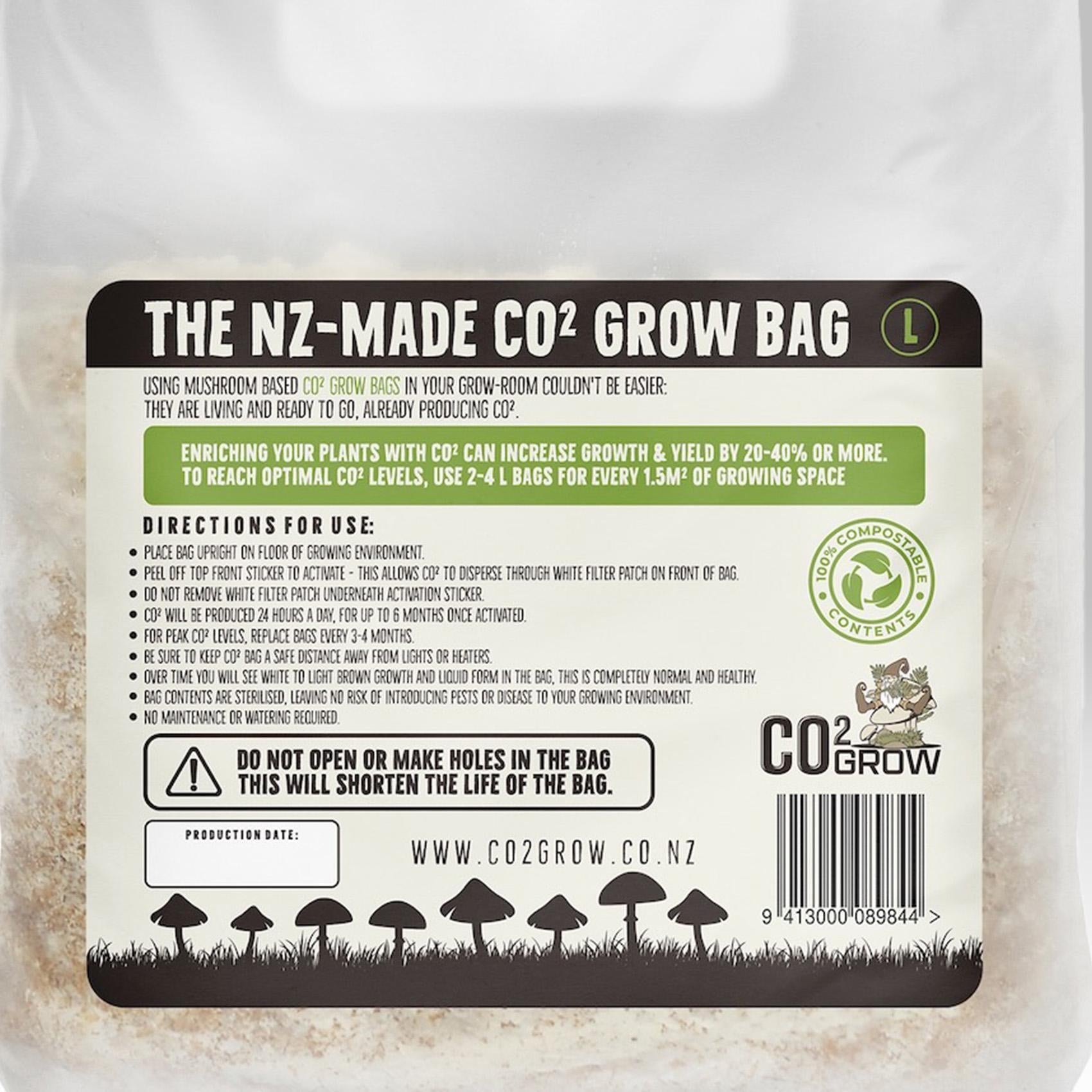 co2 mushroom bag herbal house