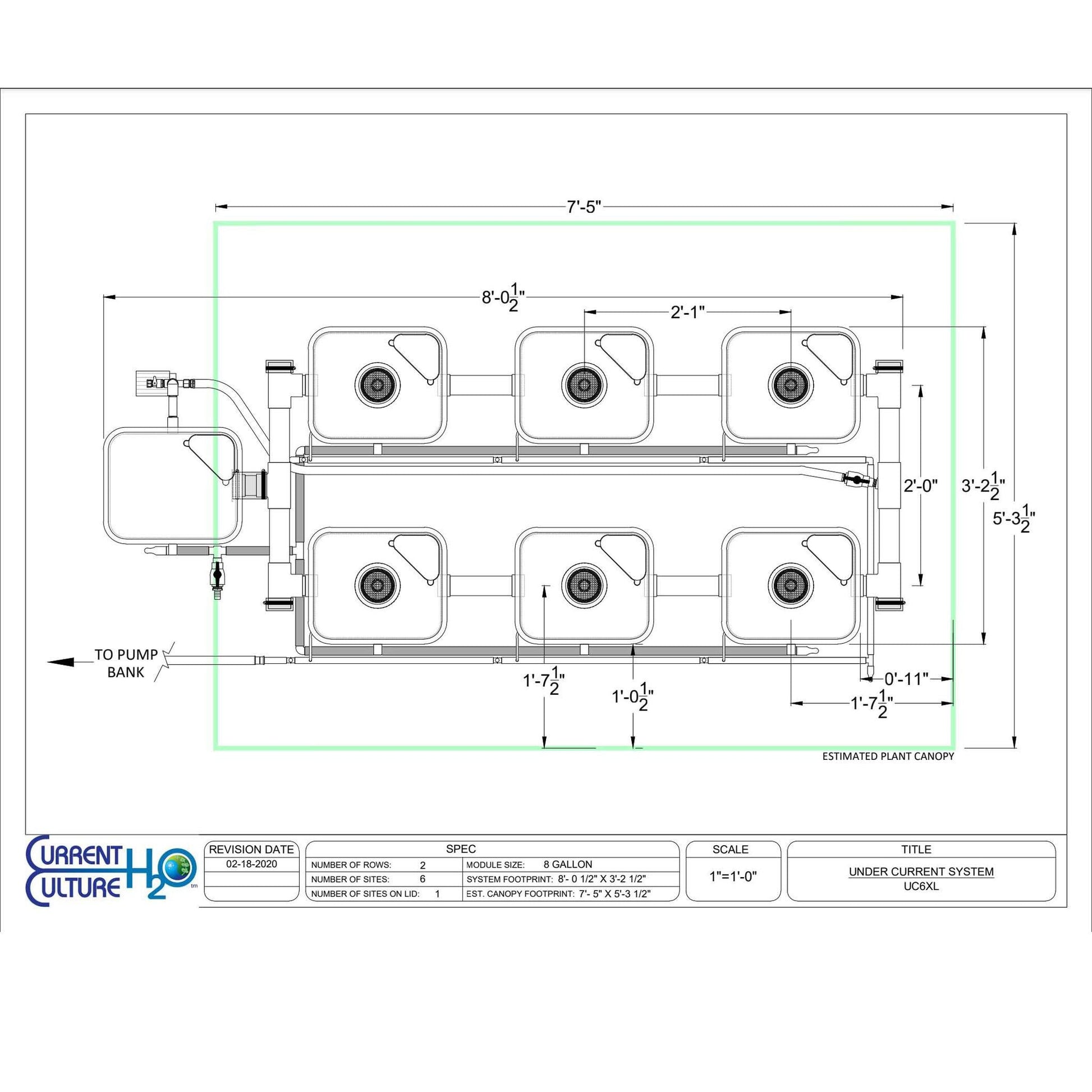 Current Culture UC6XL RDWC diagram