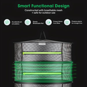 VIVOSUN 3-Layer Mesh Drying Rack