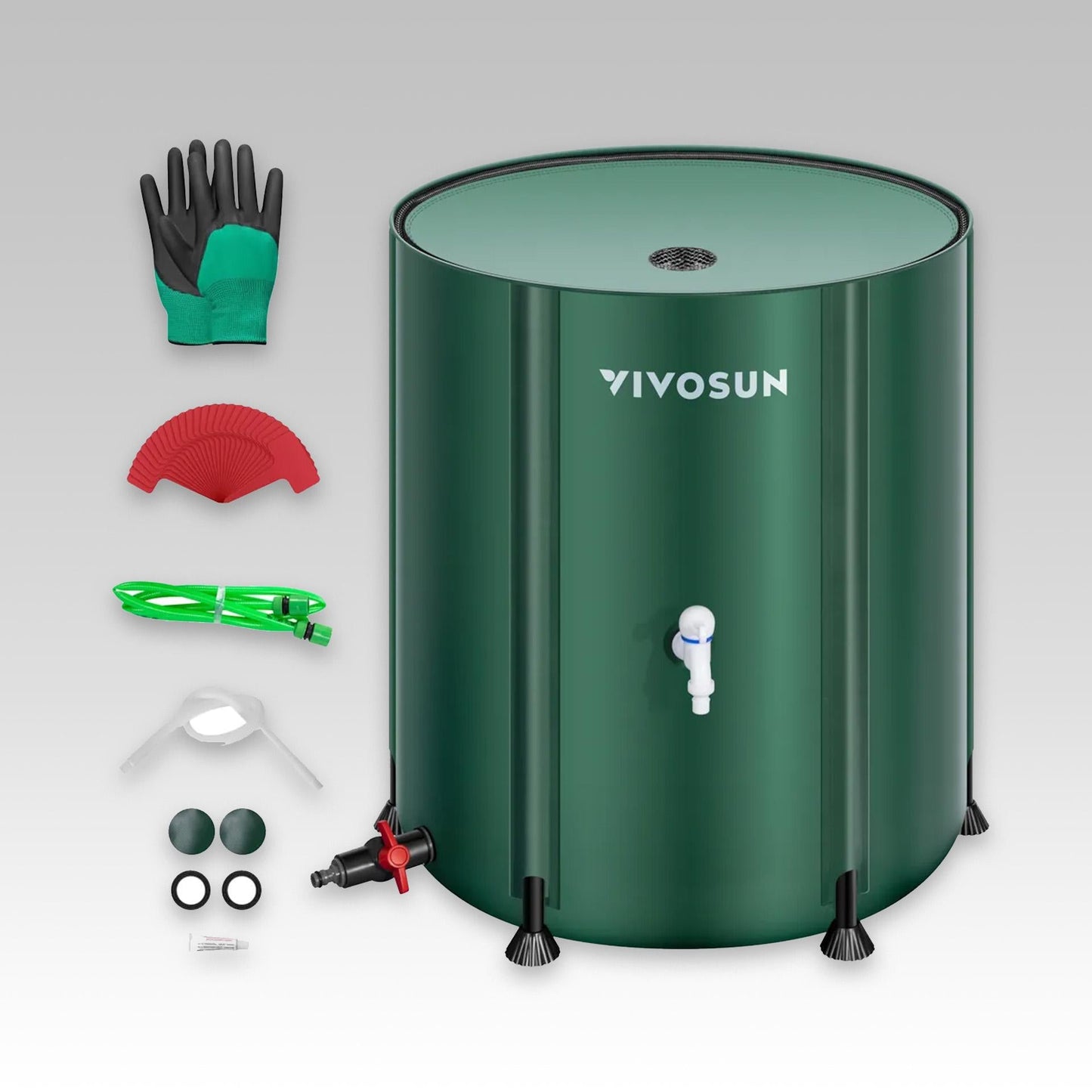 VIVOSUN Collapsible Rain Barrel, 380L Water Storage Tank