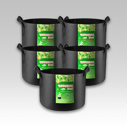 VIVOSUN Grow Bags 5-Pack 1Gal - 30Gal