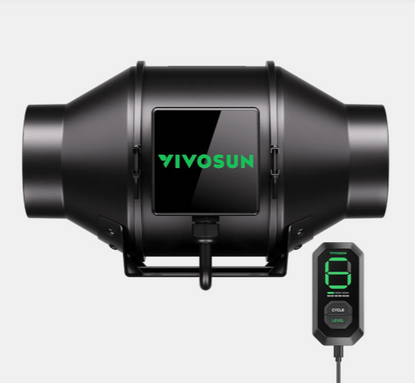 AeroZesh G4 Inline Fan 4″ with E12 Speed Controller