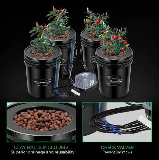 VIVOSUN 19L DWC | 4PACK