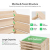 VIVOSUN 170 Gallon Wooden Compost Bin 90 X 90 x 80cm