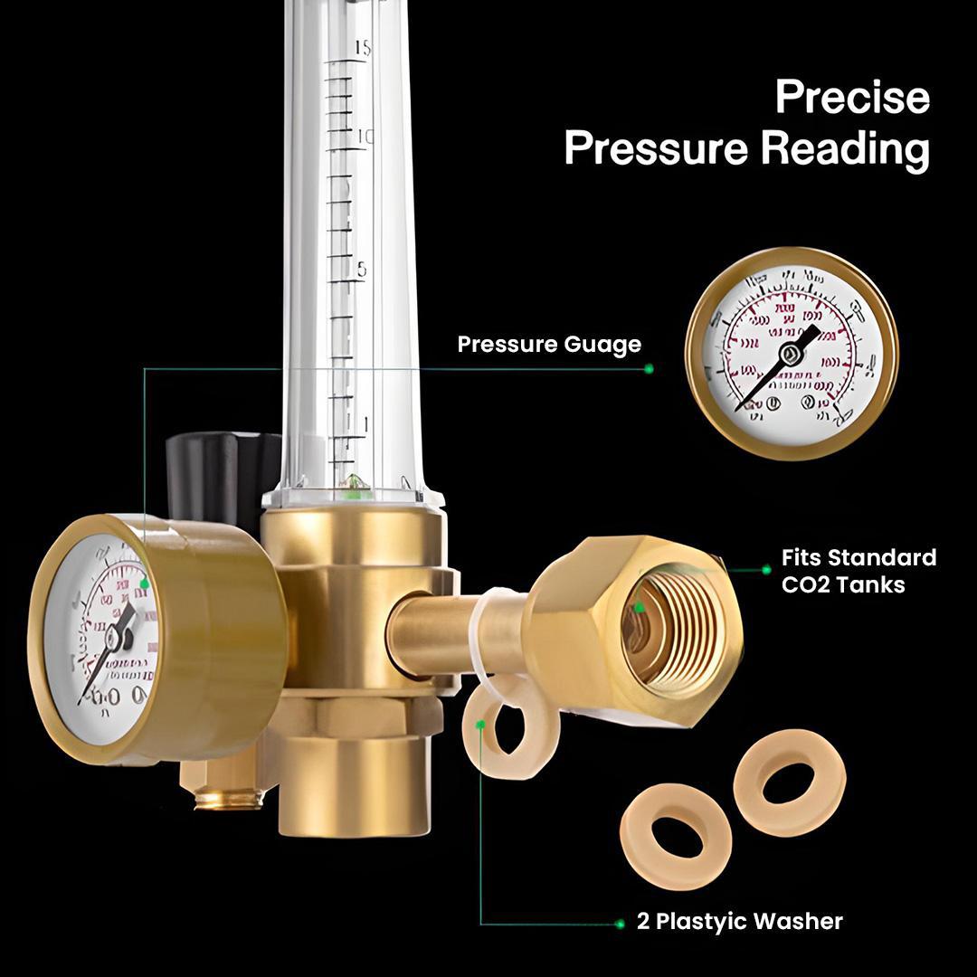 CO2 TANK REGULATOR + SOLENOID